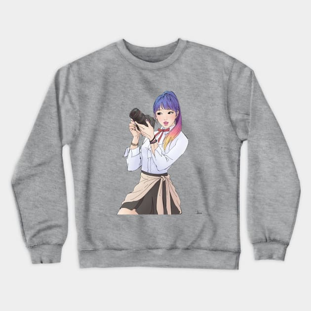 Instagram Crewneck Sweatshirt by SILLVI